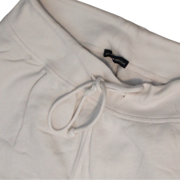 Brandy Melville White Drawstring Wide Leg Sweat Pants - Picture 5 of 5